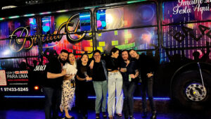 Festa no busão